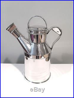 Vintage Art Deco Silver Plate Milk Can Jug Cocktail Shaker by Reed & Barton 64oz