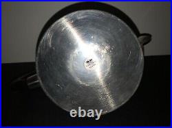 Vintage Art Deco Silver Plated Bee Hive Coffee Tea Pot Bakelite Style Handle
