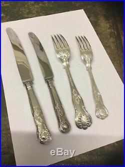 Vintage Arthur Price Canteen Of Cutlery, Silver Plate, Set For 12, Kings Pattern