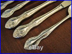 Vintage Australian Silver Plate Rodd Silver Glory Cutlery Set for 8 with Canteen