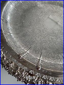 Vintage BIRKS Regency Silver Plate Bowl Tray