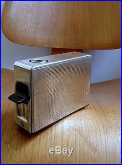 Vintage BRAUN TFG1 Permanent Table Lighter Reinhold Weiss 1960s Rams Silverplate