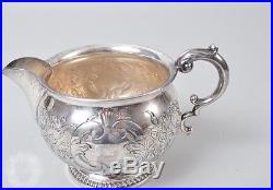 Vintage Barker Ellis Antique Silver Plate Coffee Tea Set Made In England 1912