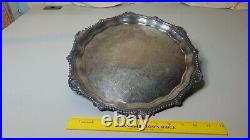 Vintage Barker Ellis Silver Plate 14 Serving Tray