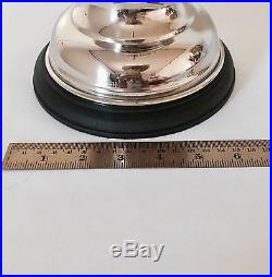 Vintage Biplane Trophy Replica 1908 Flyers Club Loving Cup Silver Plate 16.5 in