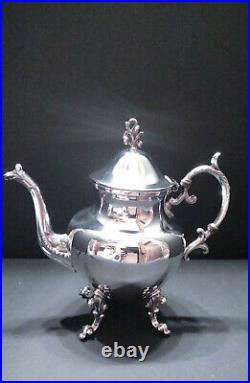 Vintage Birmingham Silver Company 4 Piece Silver Plated Tea Set