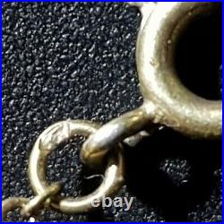 Vintage Bohemian Garnet Necklace Silver 900 Gold plated Turov signed