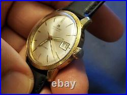 Vintage Bucherer 21 Jewels Automatic Gold Plated Men's Watch