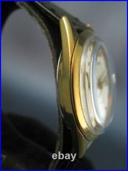 Vintage Bulova Heavy Gold Plated Automatic Mens Date Watch 17J 11AFACD 1971