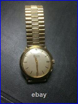Vintage Bulova Self Winding Wrist Watch Working 10K R. G. Plate
