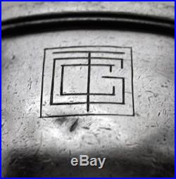 Vintage CGT FRENCH LINE Logo Silverplate Tab Bowl Ercuis