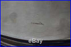Vintage Christian Dior Silver Plate Tray Drinks Tray Homeware 1970's