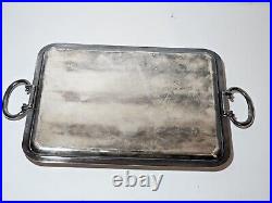 Vintage Christofle Albi French Silverplate Rectangle Serving Tray