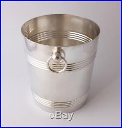 Vintage Christofle Gallia France Silver Plate Champagne Cooler / Ice Wine Bucket