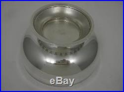 Vintage Christofle Malmaison Pattern France Silver Plated French Pedestal Bowl