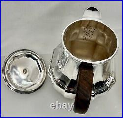 Vintage Christofle Silver Plate Art Deco Teapot Coffee Pot 89404