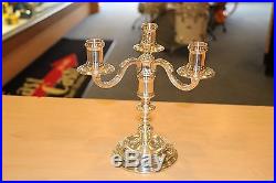 Vintage Christofle Silver Plated Candelabra Free Shipping