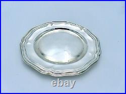 Vintage Christofle Silver Plated Tray Contours Filets Louis XV 18cm Side Plate