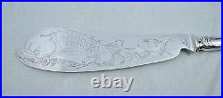 Vintage Christofle Silverplate Fish Serving Knife Marly Silver Plate Server