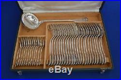 Vintage Christofle Vendome Silver Plate Canteen of Cutlery 37 Pieces Shell