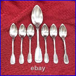 Vintage Christolfe Chinon Silverplate Spoons Set Of 7