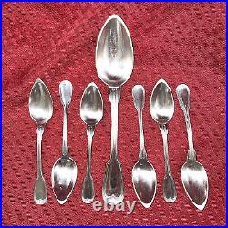 Vintage Christolfe Chinon Silverplate Spoons Set Of 7