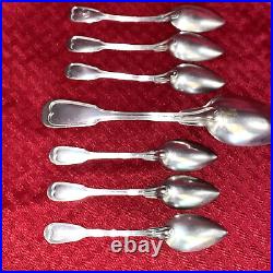 Vintage Christolfe Chinon Silverplate Spoons Set Of 7