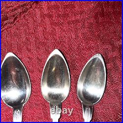 Vintage Christolfe Chinon Silverplate Spoons Set Of 7