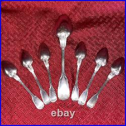 Vintage Christolfe Chinon Silverplate Spoons Set Of 7