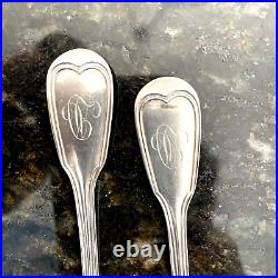 Vintage Christolfe Chinon Silverplate Spoons Set Of 7