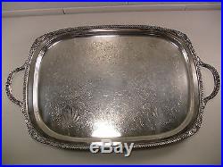 Vintage Coffee Service Silverplate Coffee Set Serving Tray 1883 Rogers 5-Pc