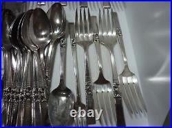 Vintage Community Silver plate silverware set-50 Pieces Coronation pattern