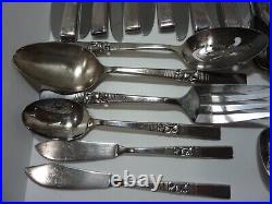 Vintage Community Silver plate silverware set-50 Pieces Coronation pattern