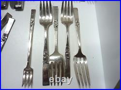 Vintage Community Silver plate silverware set-50 Pieces Coronation pattern