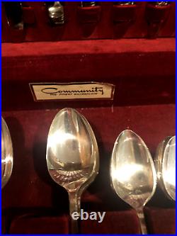 Vintage Community Silverplate Flatware Set-53 pieces