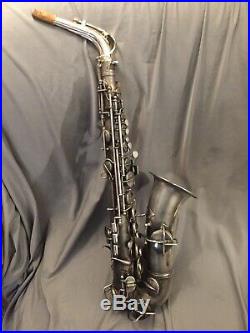 Vintage Conn New Wonder Series II Silver Plated Alto Saxophone Chu Berry