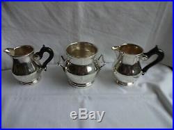 Vintage Continental Silver Plated Tea/Coffee/Chocolate Set 8 Pieces incl. Tray