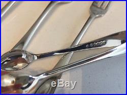 Vintage Cutlery Canteen Sheffield Silver Plated EPNS 1940s Oak Box 54-Piece (A)