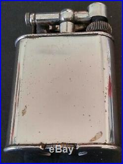 Vintage Dunhill Silver Plate Table Lighter- Look