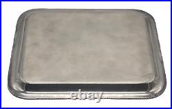 Vintage E. G. WEBSTER & SON Silver Plate 10 Serving Tray LIONS CREST