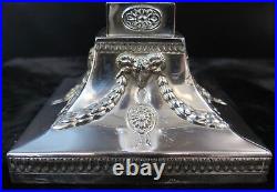 Vintage Early 20th Century Sheffield Candle Holders, silver-plate