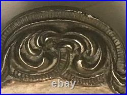 Vintage English Silver MFG Corp Silver Plate Footed Serving Plate, Made In USA