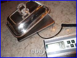 Vintage English Silver Plate Lidded Serving Dish
