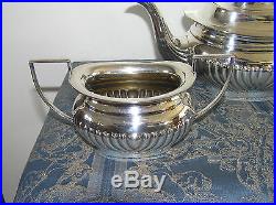 Vintage English Silverplated 3 Piece Tea Set