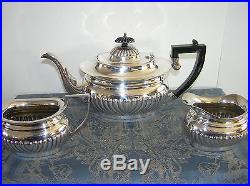 Vintage English Silverplated 3 Piece Tea Set