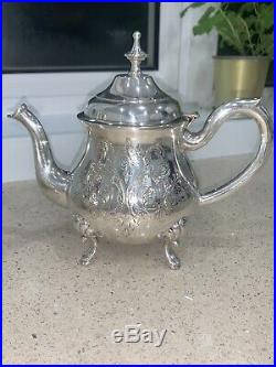 Vintage Epns Silver Teapot Set Of 4