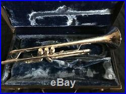 Vintage Excellent Benge CG Claude Gordon LA Trumpet Silver Plated With Bach Case