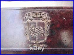 Vintage Extra Rare Rotbart Mond-Extra RFB razor silver plate bakelite case