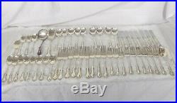 Vintage Fine Arts Southern Colonial Sterling Silverware 52 Pieces