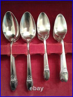Vintage First Love 1937 By 1847 Rogers Bros Silverplate Flatware Set 60 pieces